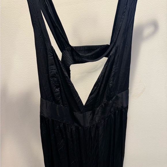 Anthropologie Black Silk Jumpsuit - Picture 4 of 6